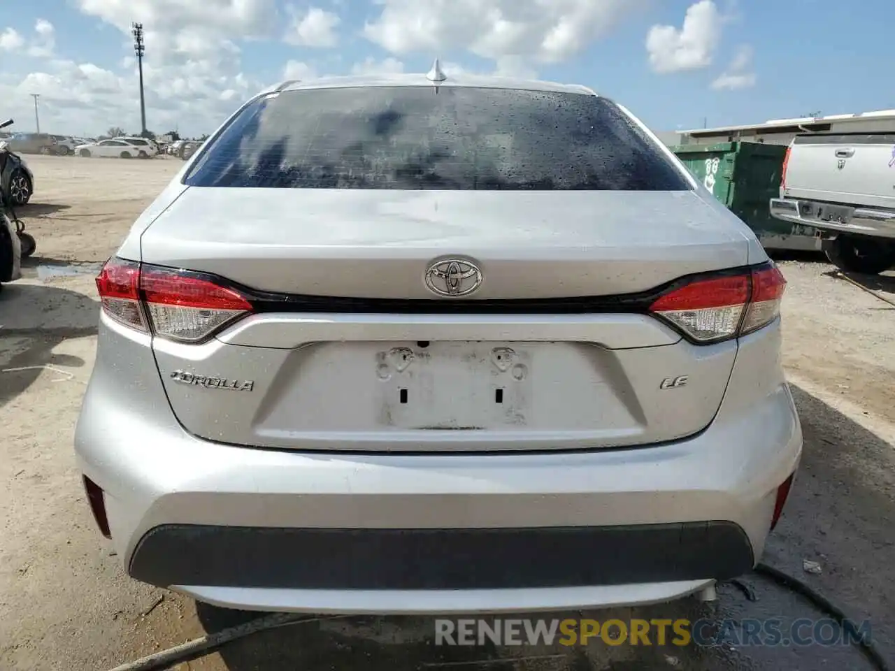 6 Photograph of a damaged car JTDEPRAEXLJ018486 TOYOTA COROLLA 2020