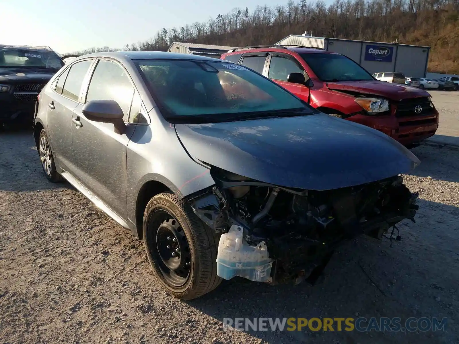 1 Photograph of a damaged car JTDEPRAEXLJ018942 TOYOTA COROLLA 2020