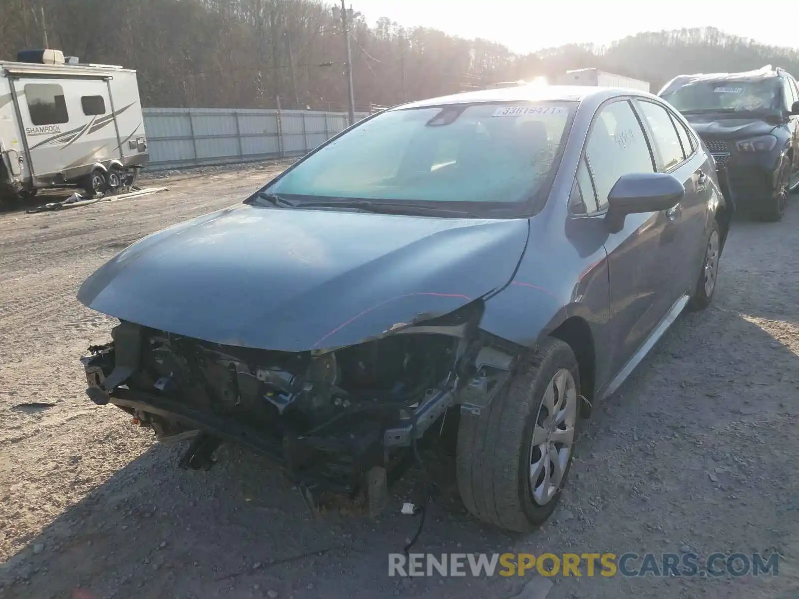 2 Photograph of a damaged car JTDEPRAEXLJ018942 TOYOTA COROLLA 2020