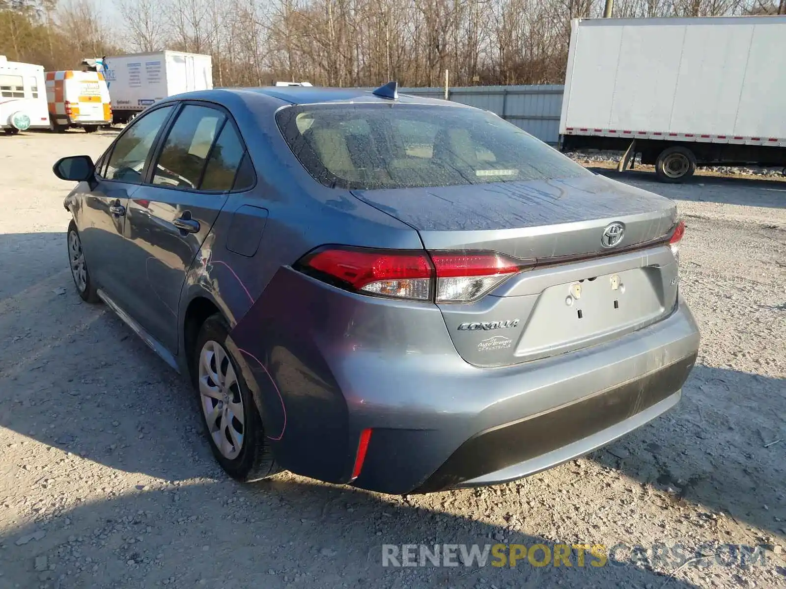 3 Photograph of a damaged car JTDEPRAEXLJ018942 TOYOTA COROLLA 2020