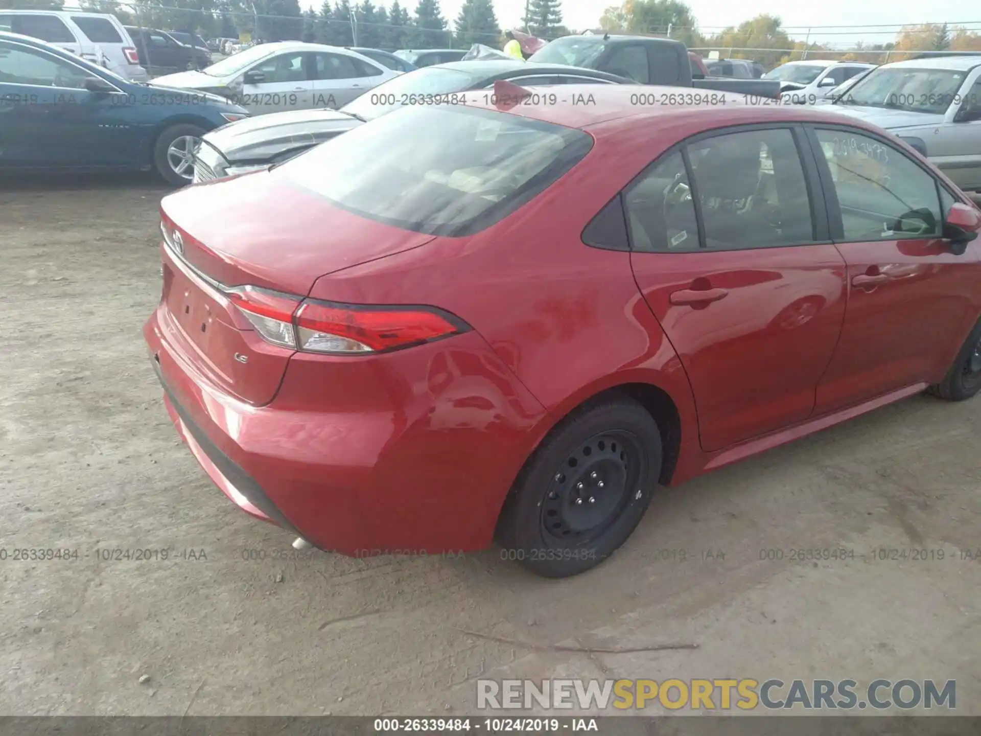 4 Photograph of a damaged car JTDEPRAEXLJ018987 TOYOTA COROLLA 2020