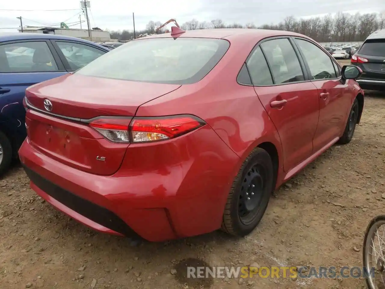 4 Photograph of a damaged car JTDEPRAEXLJ019041 TOYOTA COROLLA 2020