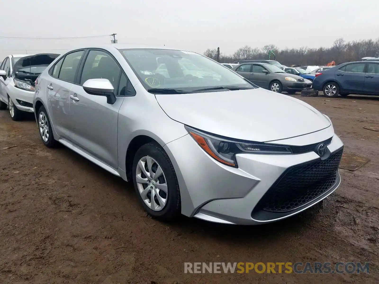 1 Photograph of a damaged car JTDEPRAEXLJ019136 TOYOTA COROLLA 2020