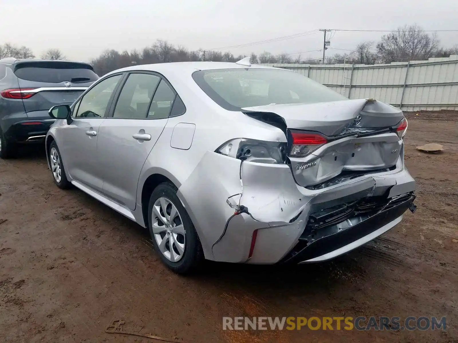 3 Photograph of a damaged car JTDEPRAEXLJ019136 TOYOTA COROLLA 2020