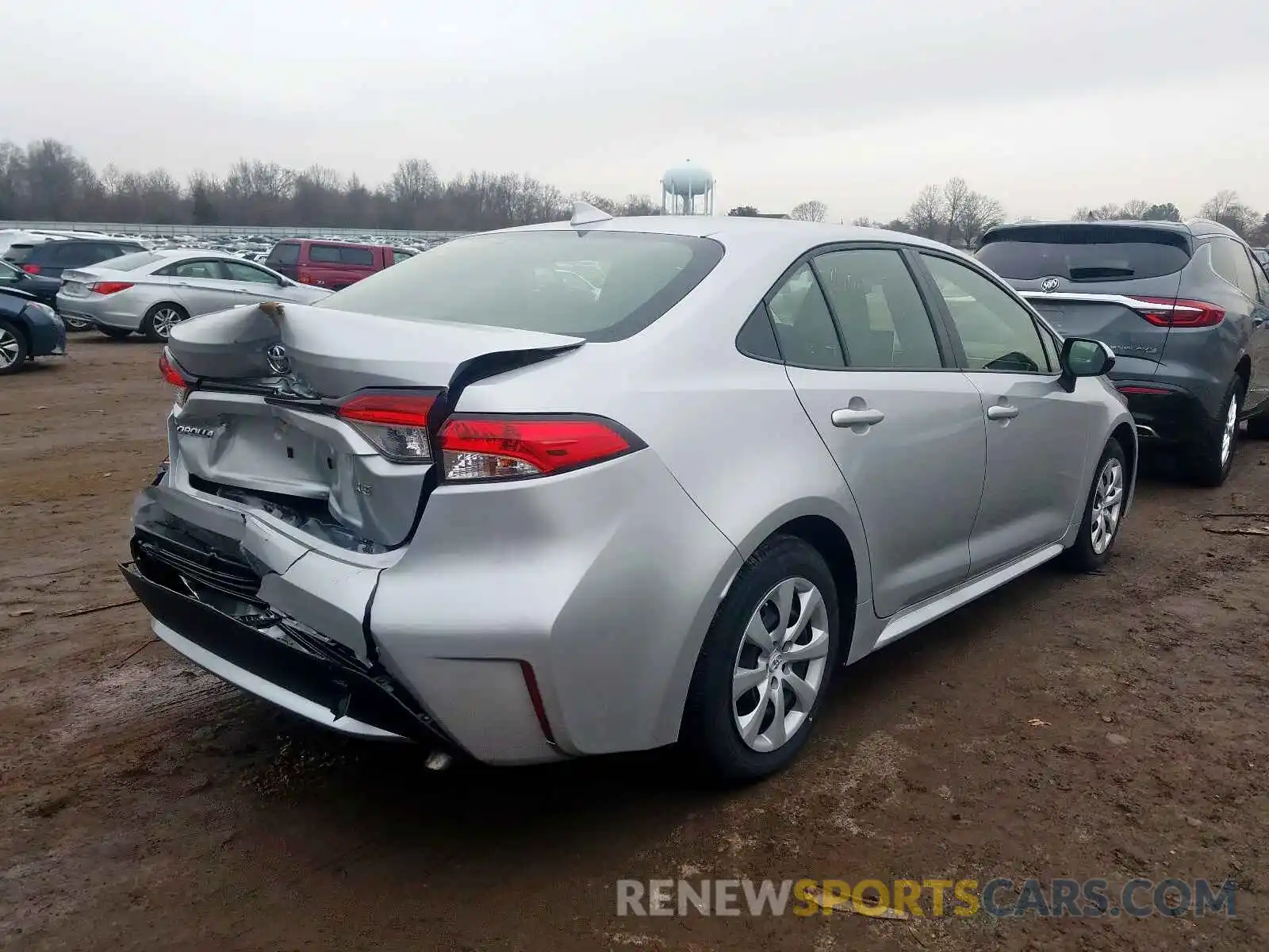 4 Photograph of a damaged car JTDEPRAEXLJ019136 TOYOTA COROLLA 2020