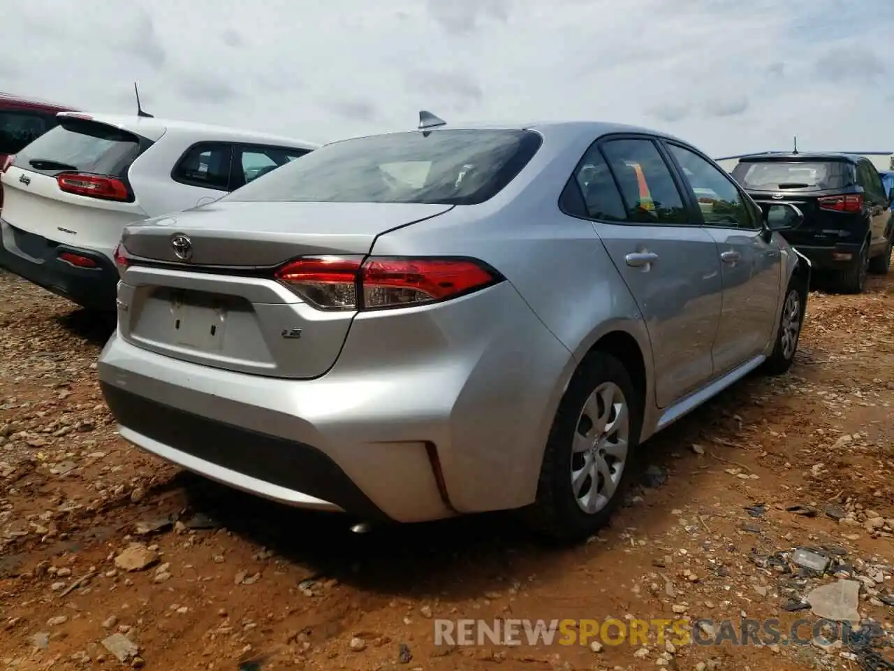 4 Photograph of a damaged car JTDEPRAEXLJ019492 TOYOTA COROLLA 2020