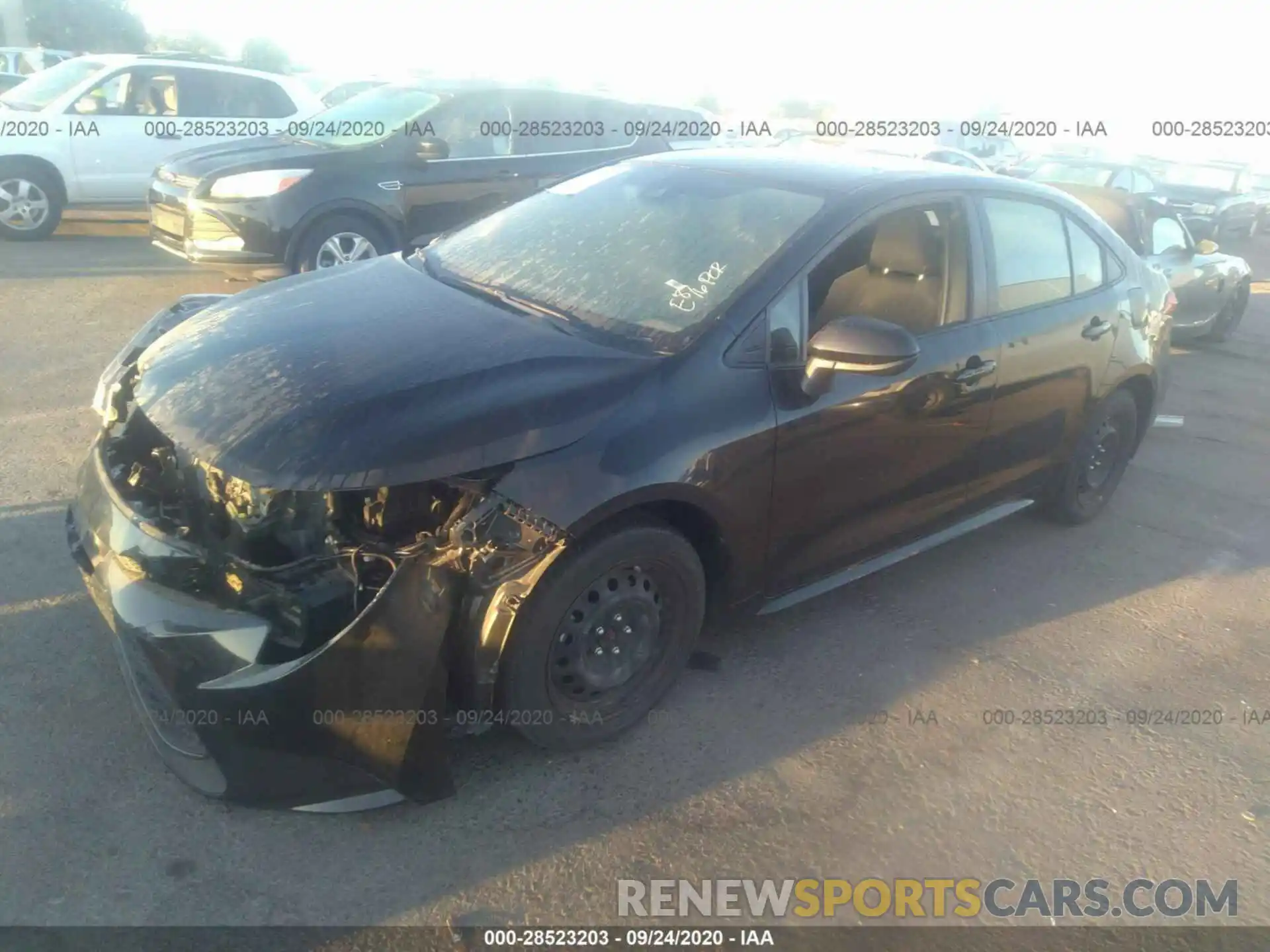 2 Photograph of a damaged car JTDEPRAEXLJ019797 TOYOTA COROLLA 2020