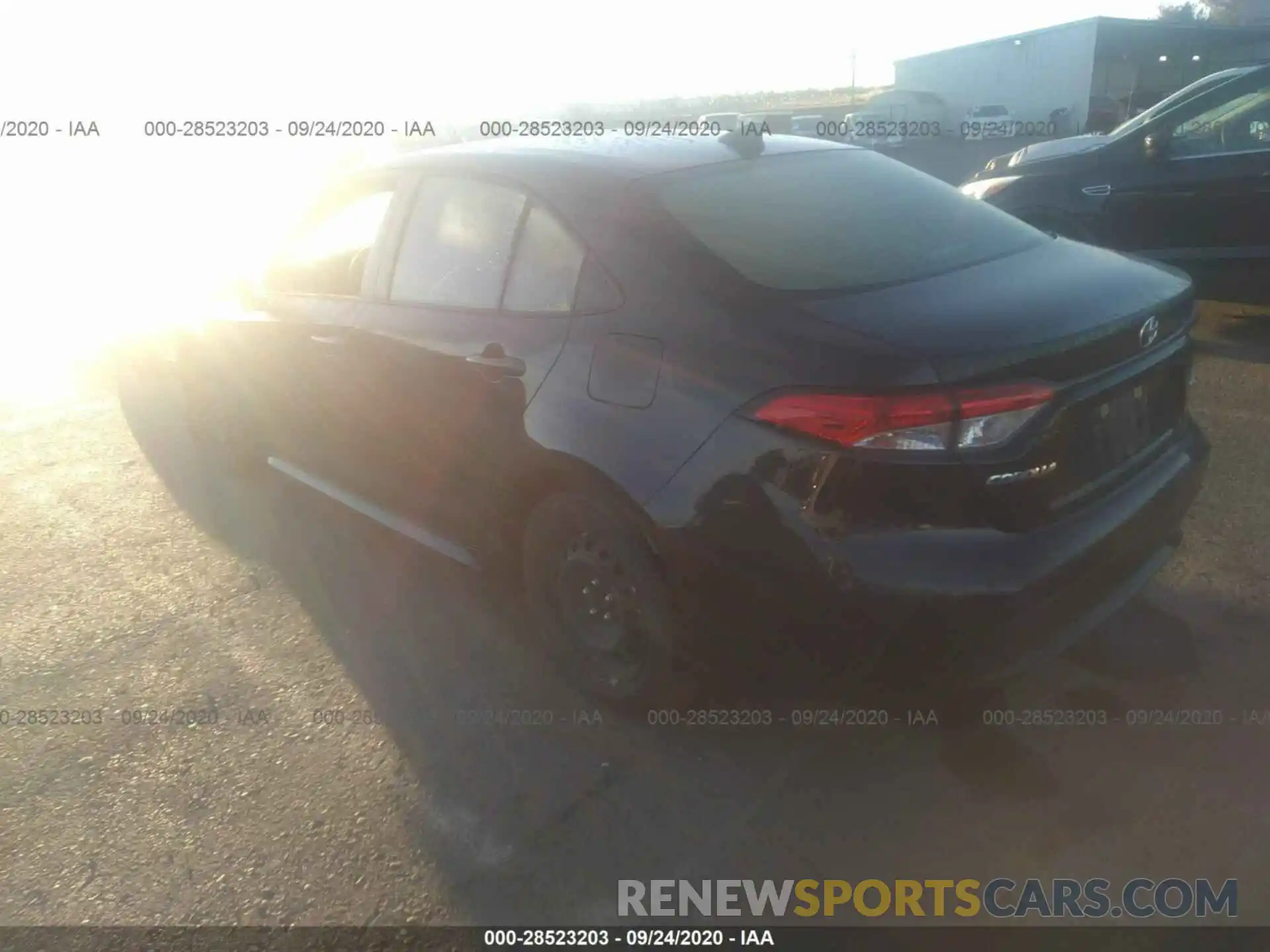 3 Photograph of a damaged car JTDEPRAEXLJ019797 TOYOTA COROLLA 2020