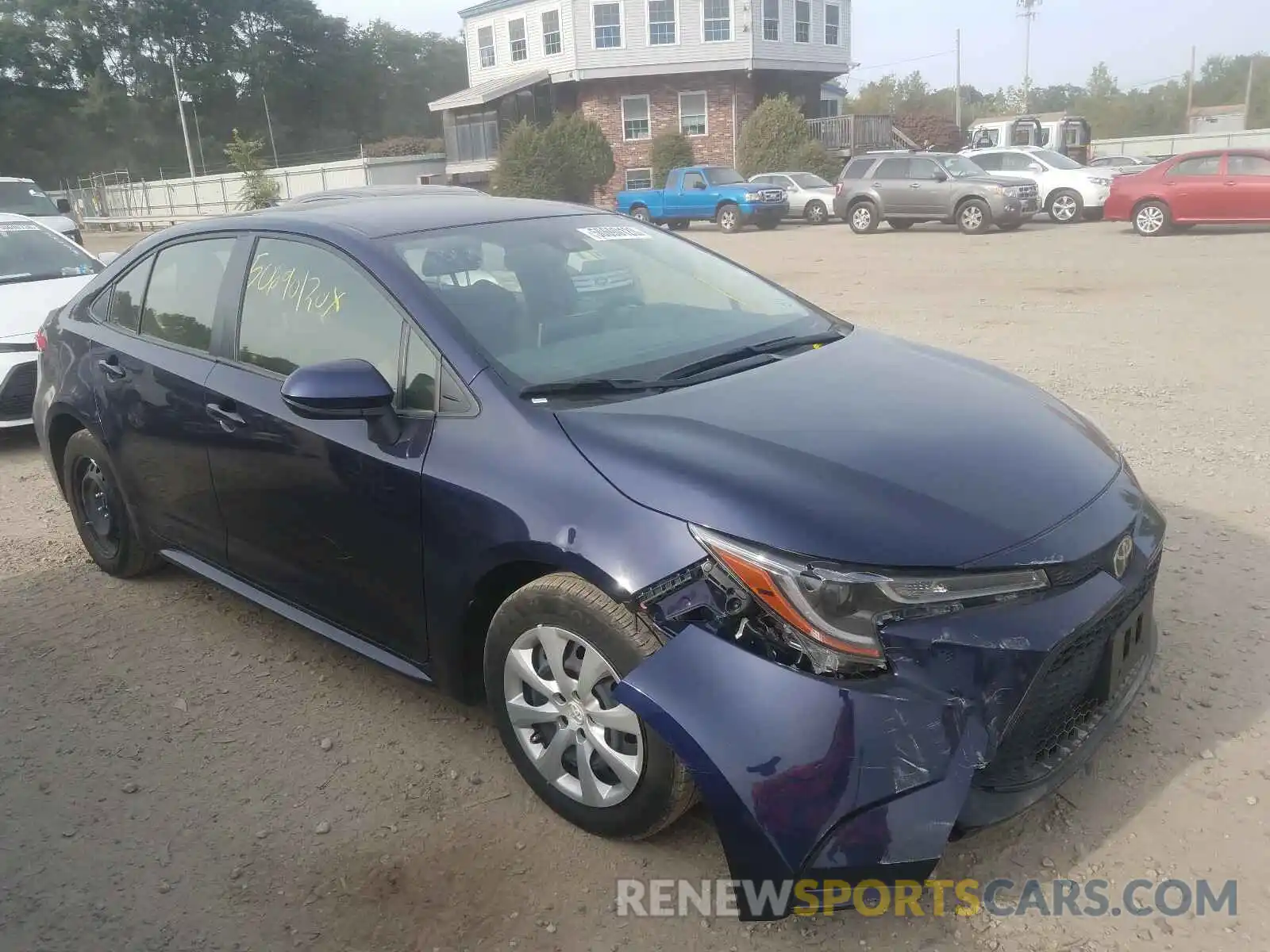 1 Photograph of a damaged car JTDEPRAEXLJ019881 TOYOTA COROLLA 2020