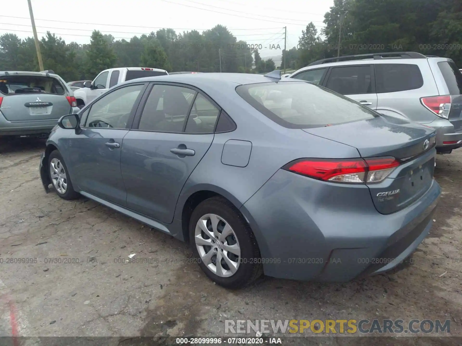 3 Photograph of a damaged car JTDEPRAEXLJ020013 TOYOTA COROLLA 2020