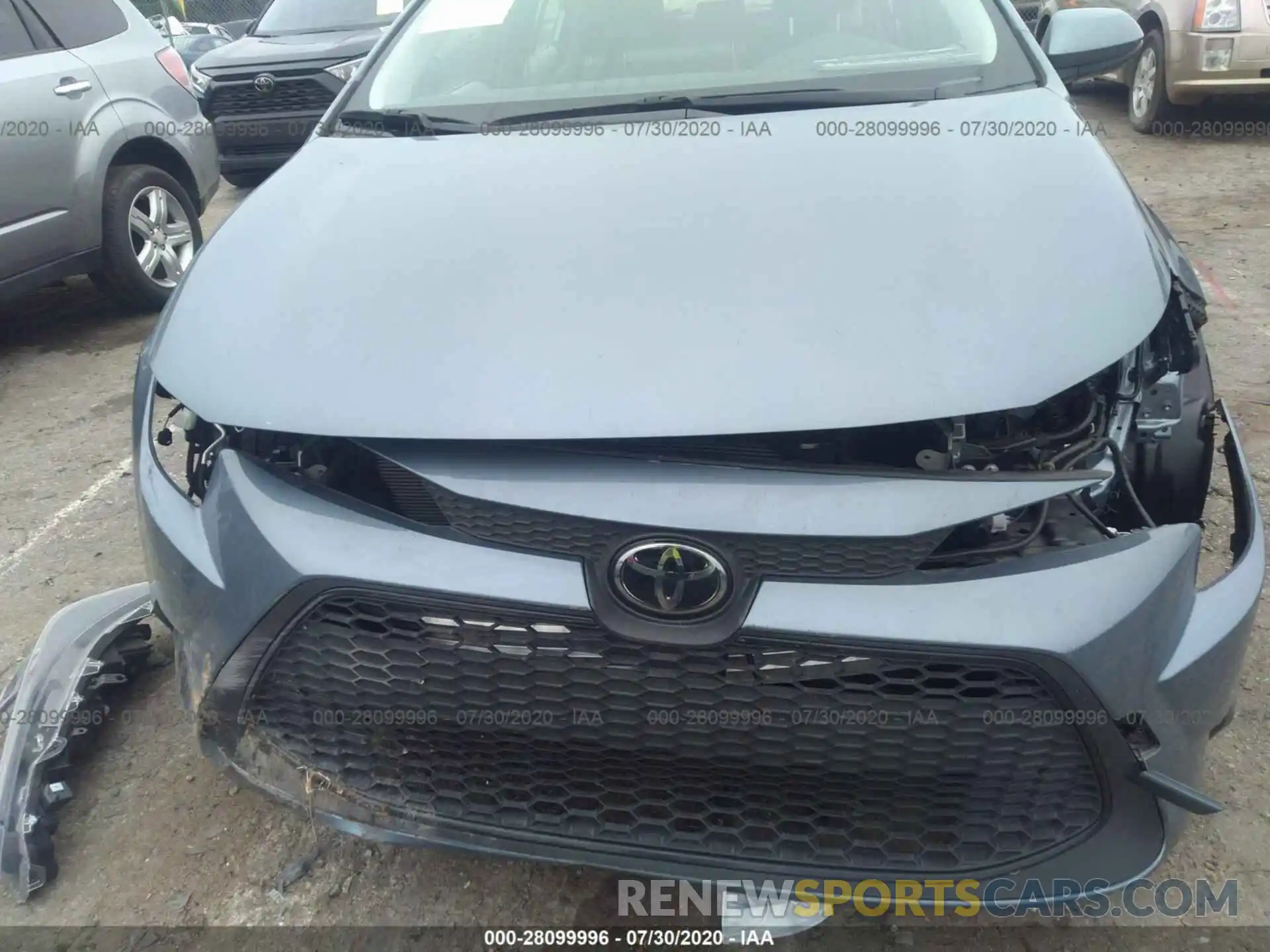 6 Photograph of a damaged car JTDEPRAEXLJ020013 TOYOTA COROLLA 2020