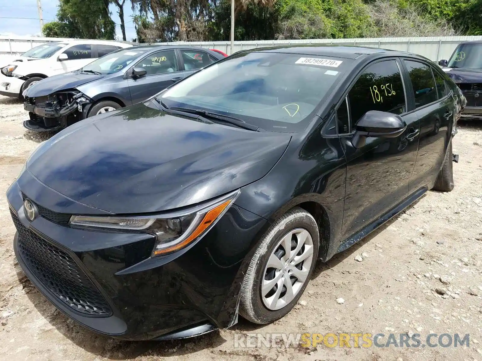 2 Photograph of a damaged car JTDEPRAEXLJ020285 TOYOTA COROLLA 2020