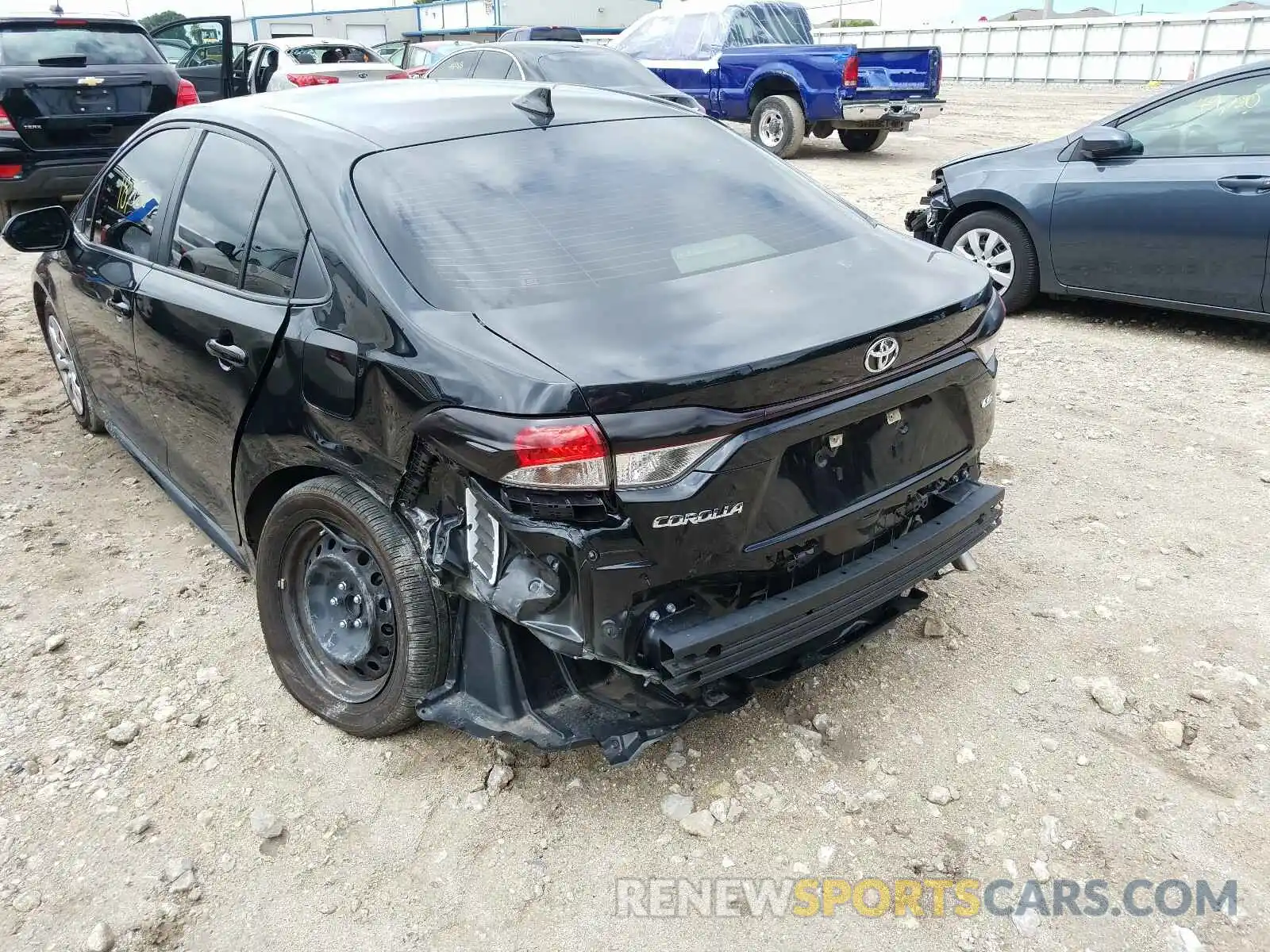 9 Photograph of a damaged car JTDEPRAEXLJ020285 TOYOTA COROLLA 2020