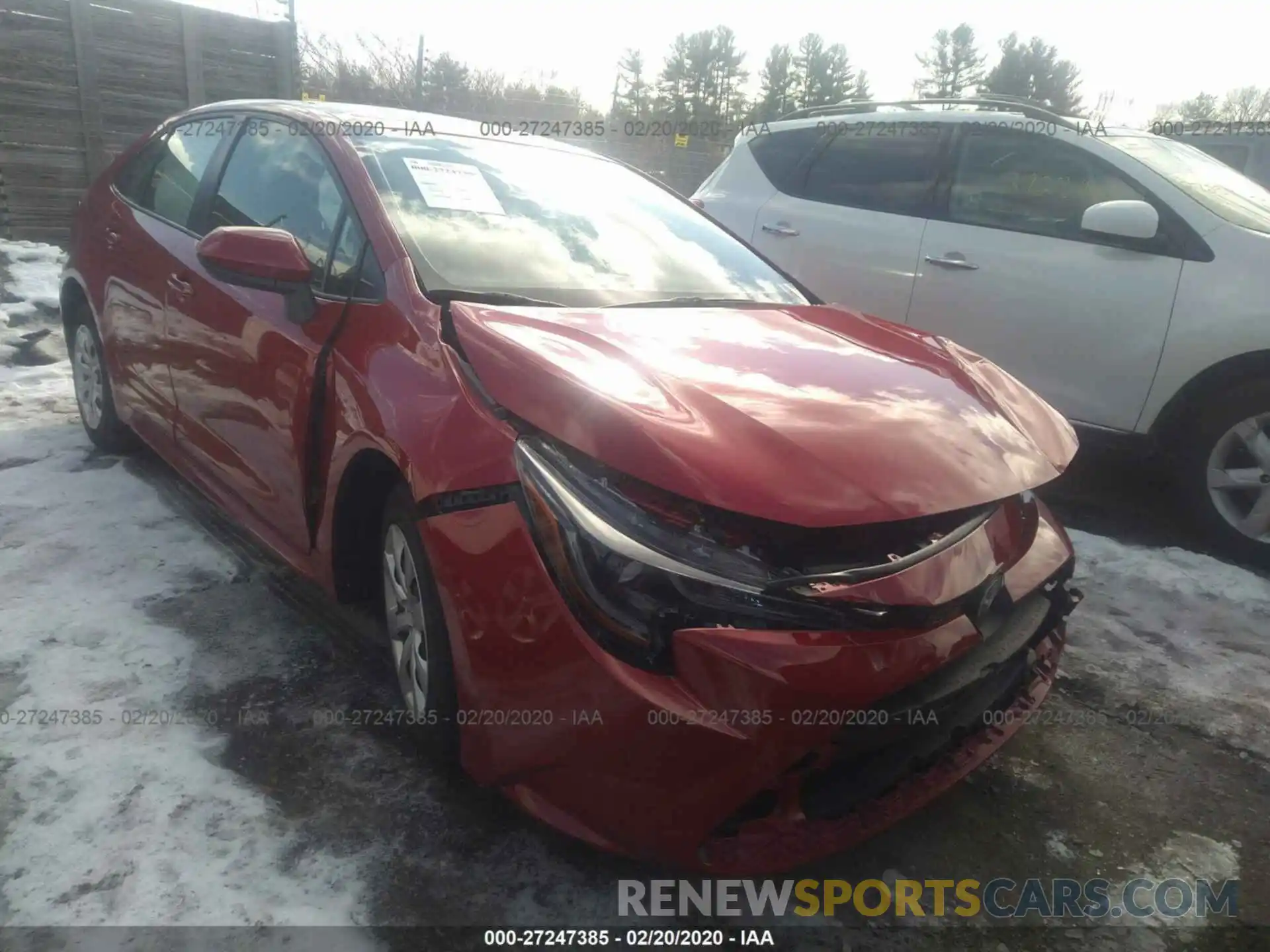 6 Photograph of a damaged car JTDEPRAEXLJ020402 TOYOTA COROLLA 2020