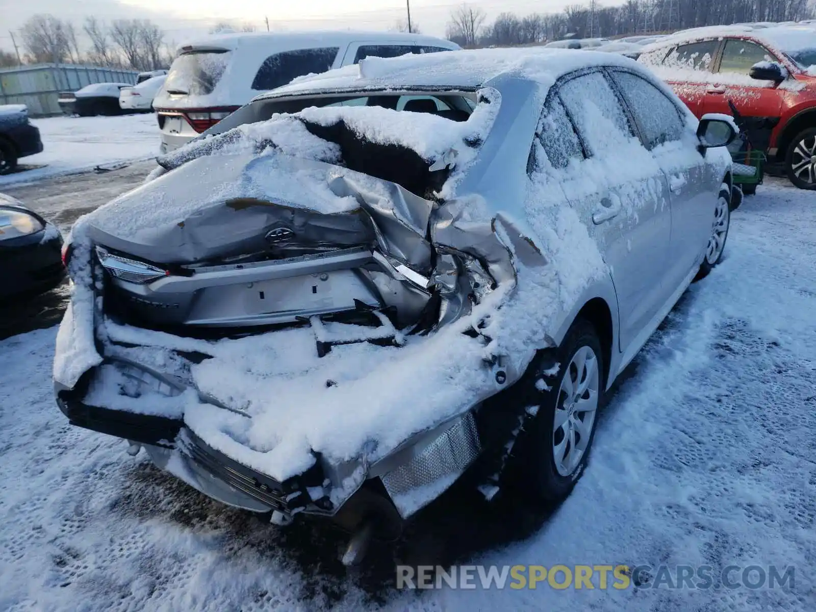 4 Photograph of a damaged car JTDEPRAEXLJ020416 TOYOTA COROLLA 2020