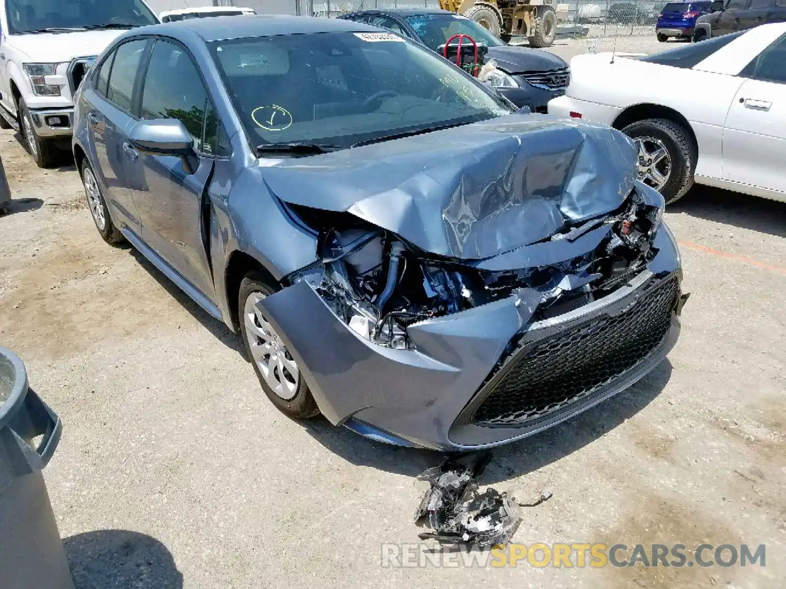 1 Photograph of a damaged car JTDEPRAEXLJ020514 TOYOTA COROLLA 2020