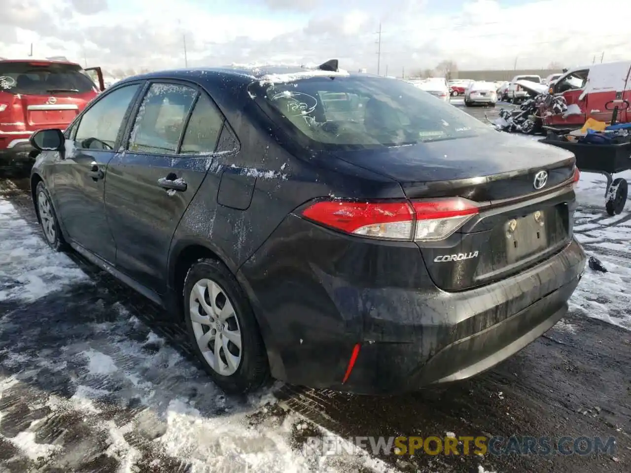 3 Photograph of a damaged car JTDEPRAEXLJ020562 TOYOTA COROLLA 2020