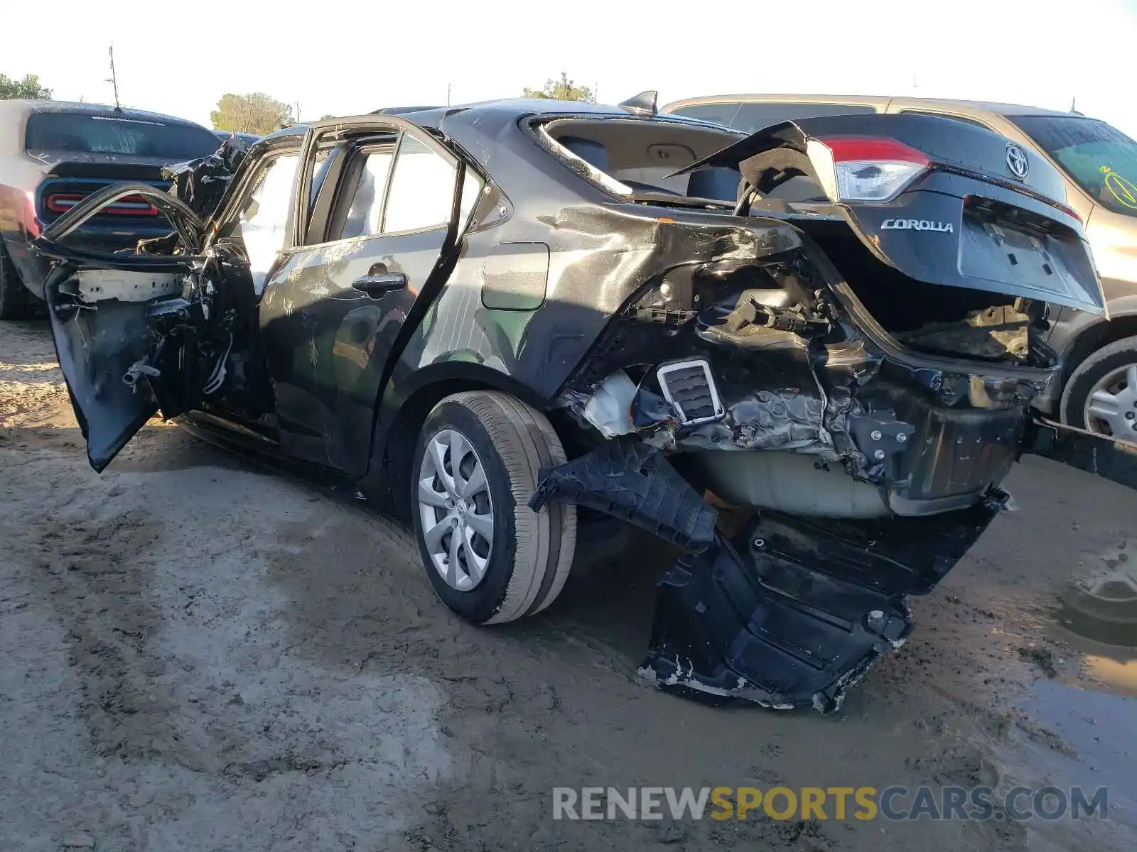 3 Photograph of a damaged car JTDEPRAEXLJ020948 TOYOTA COROLLA 2020