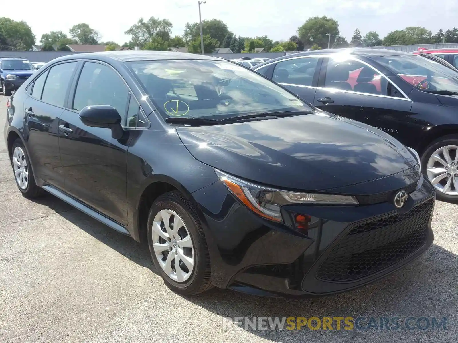 1 Photograph of a damaged car JTDEPRAEXLJ021064 TOYOTA COROLLA 2020