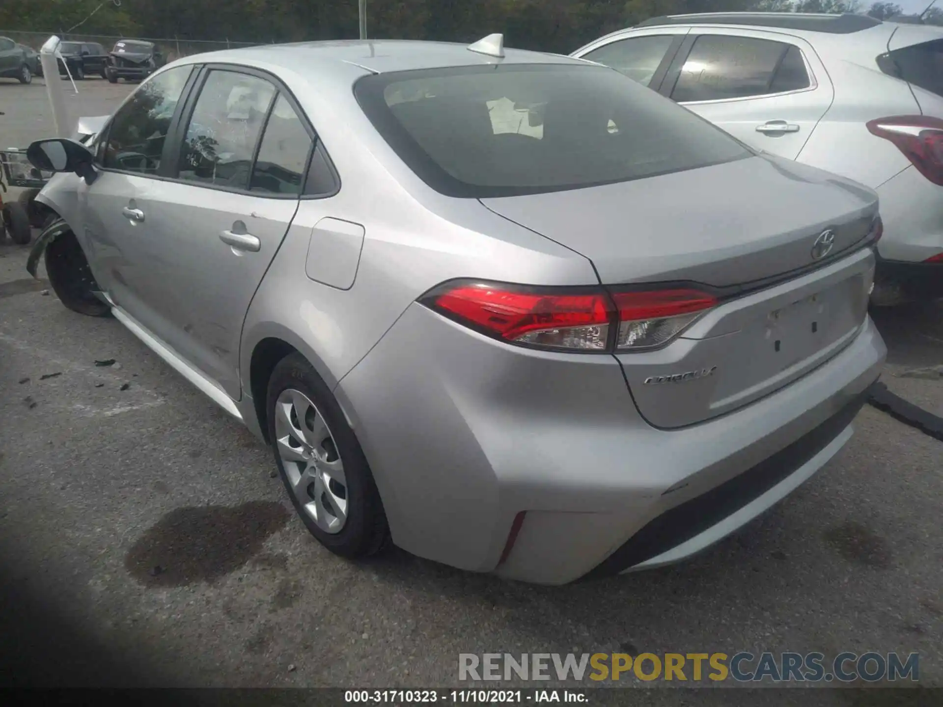 3 Photograph of a damaged car JTDEPRAEXLJ021131 TOYOTA COROLLA 2020