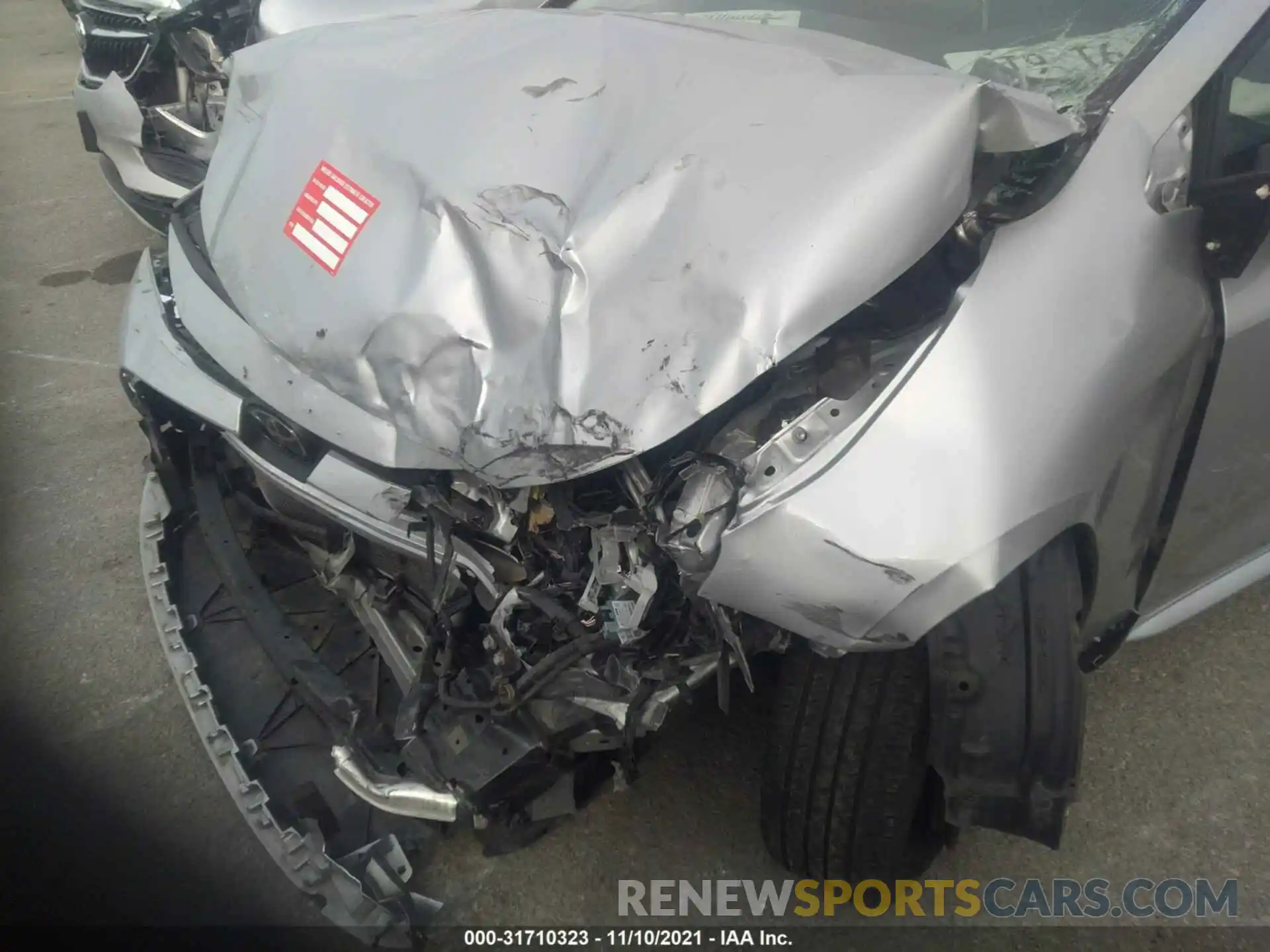 6 Photograph of a damaged car JTDEPRAEXLJ021131 TOYOTA COROLLA 2020