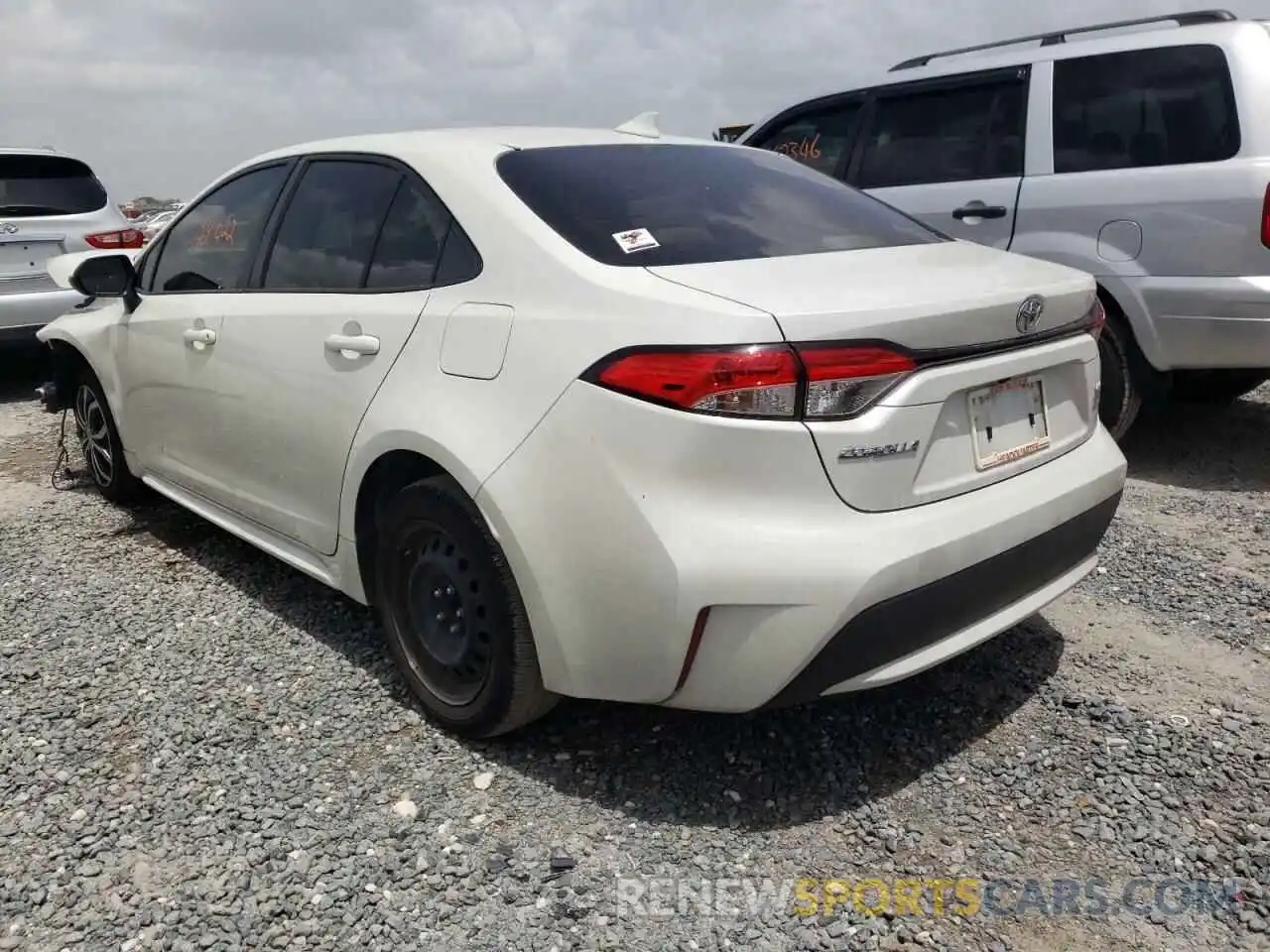 3 Photograph of a damaged car JTDEPRAEXLJ021467 TOYOTA COROLLA 2020