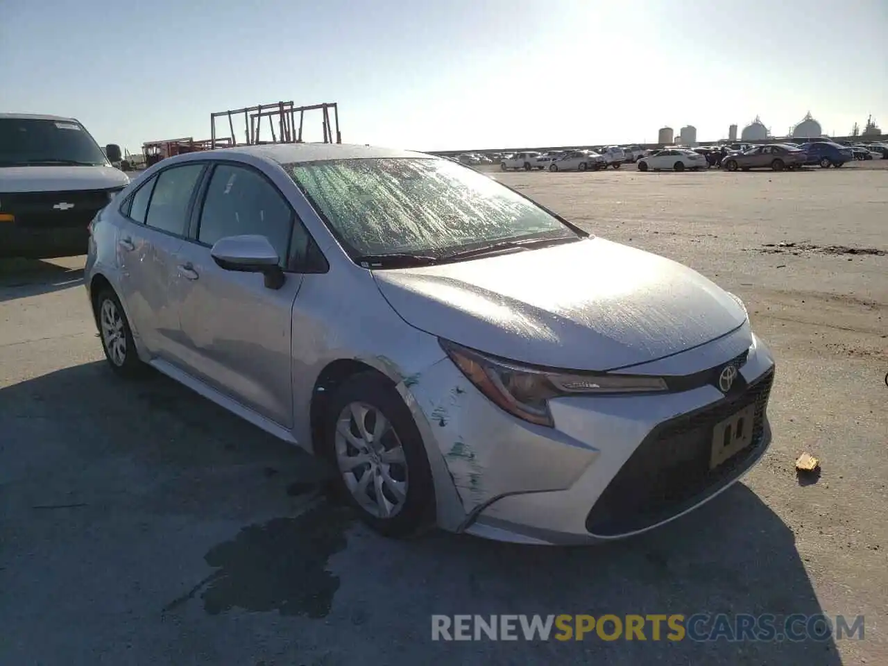 1 Photograph of a damaged car JTDEPRAEXLJ021534 TOYOTA COROLLA 2020