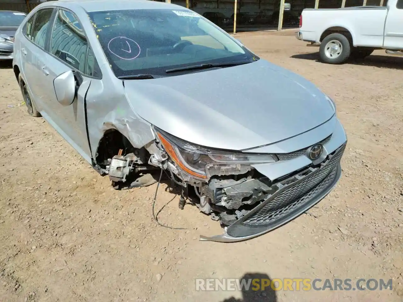 9 Photograph of a damaged car JTDEPRAEXLJ022361 TOYOTA COROLLA 2020