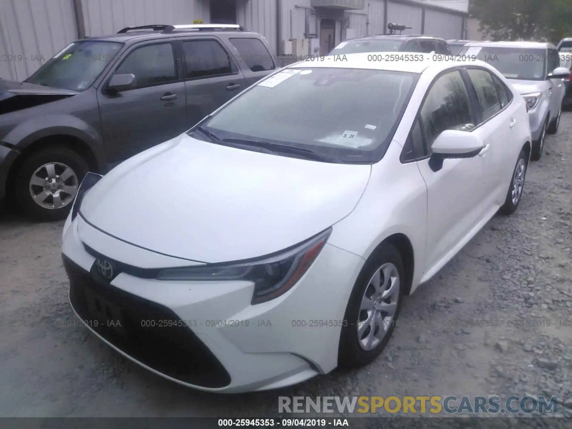 2 Photograph of a damaged car JTDEPRAEXLJ023221 TOYOTA COROLLA 2020