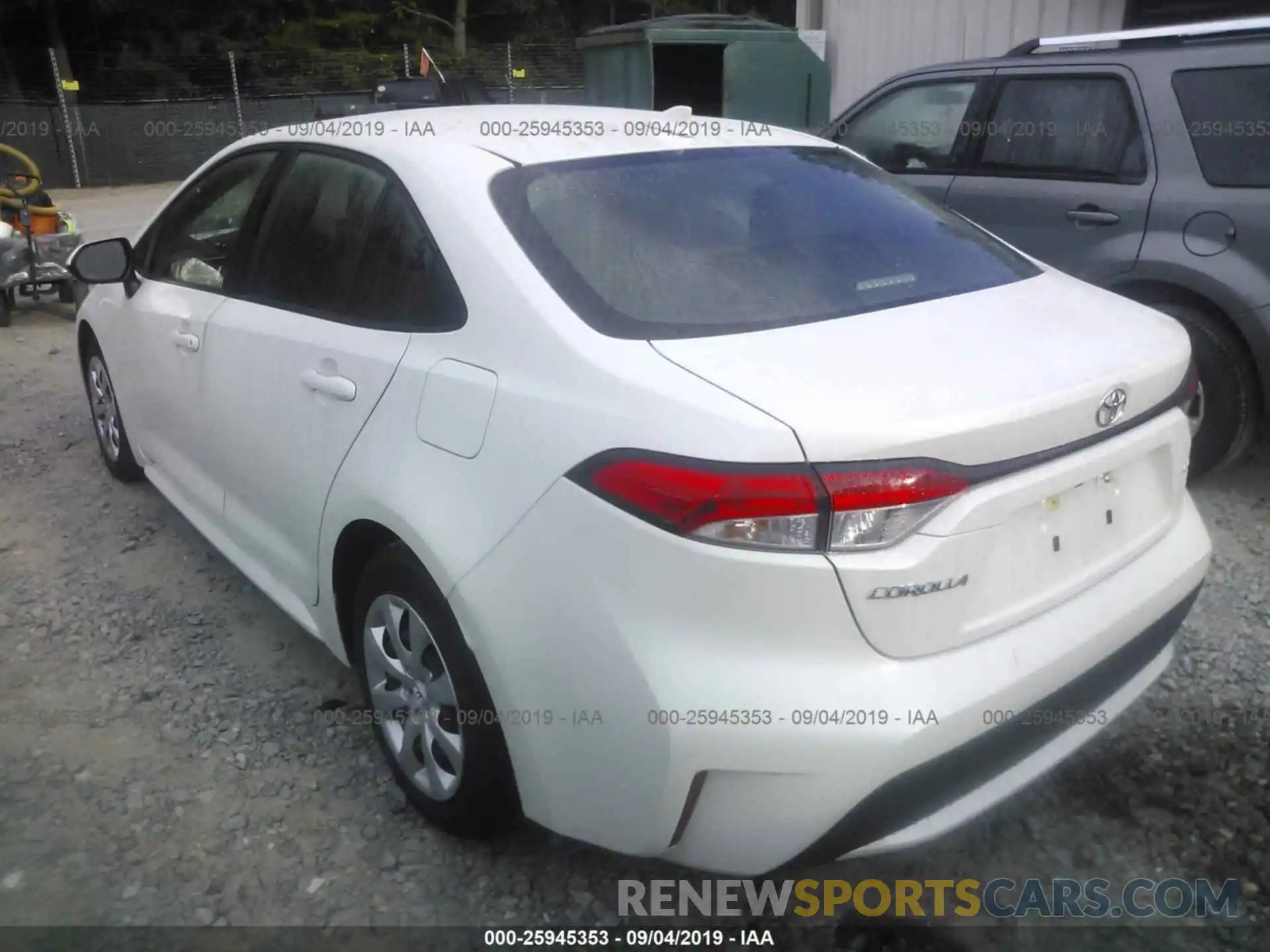 3 Photograph of a damaged car JTDEPRAEXLJ023221 TOYOTA COROLLA 2020