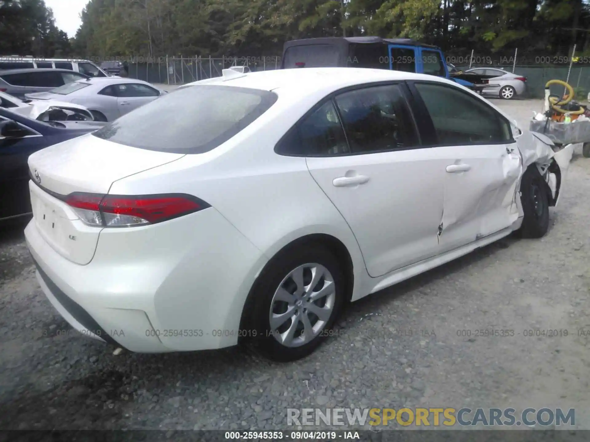 4 Photograph of a damaged car JTDEPRAEXLJ023221 TOYOTA COROLLA 2020