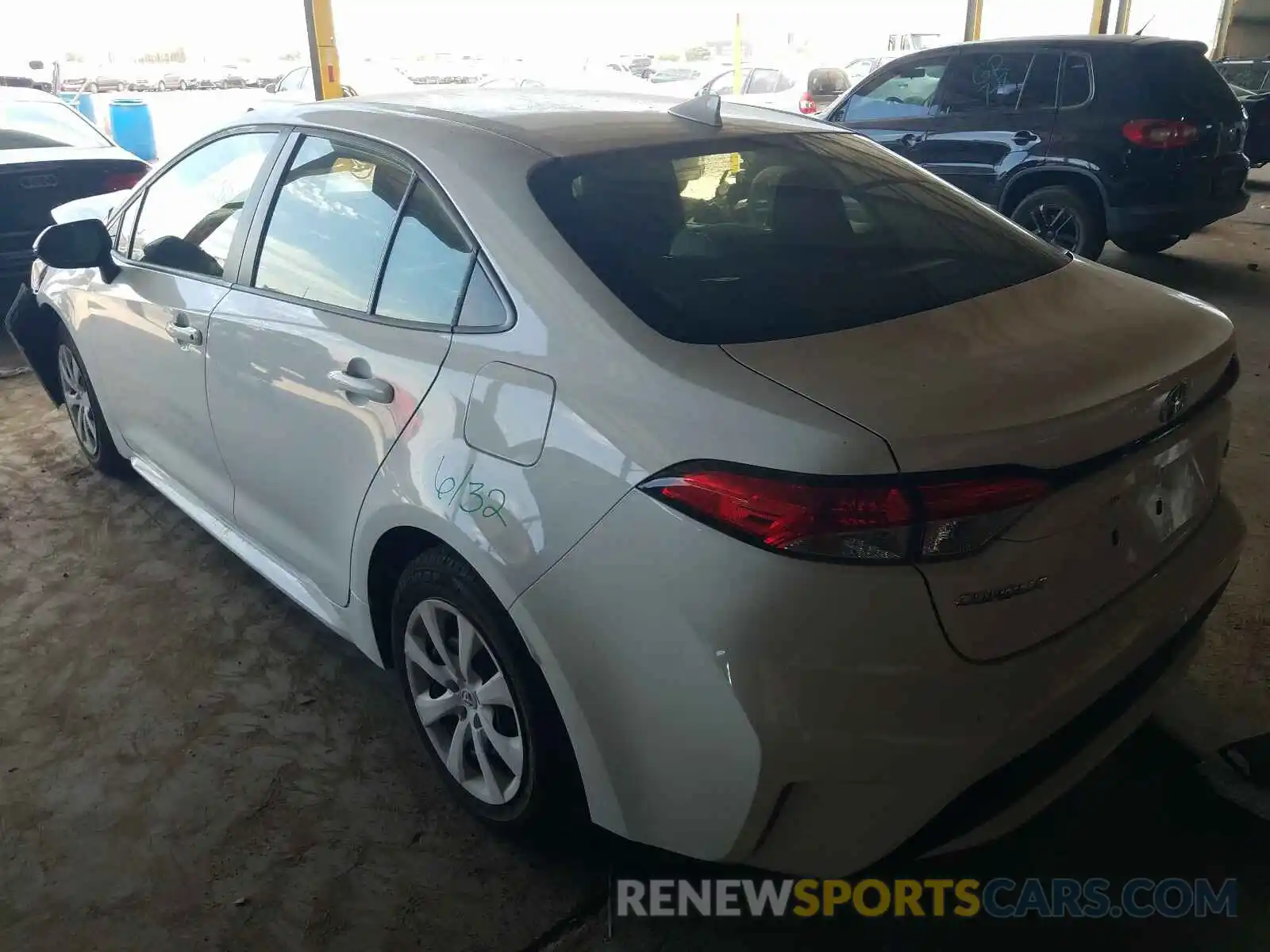 3 Photograph of a damaged car JTDEPRAEXLJ023509 TOYOTA COROLLA 2020