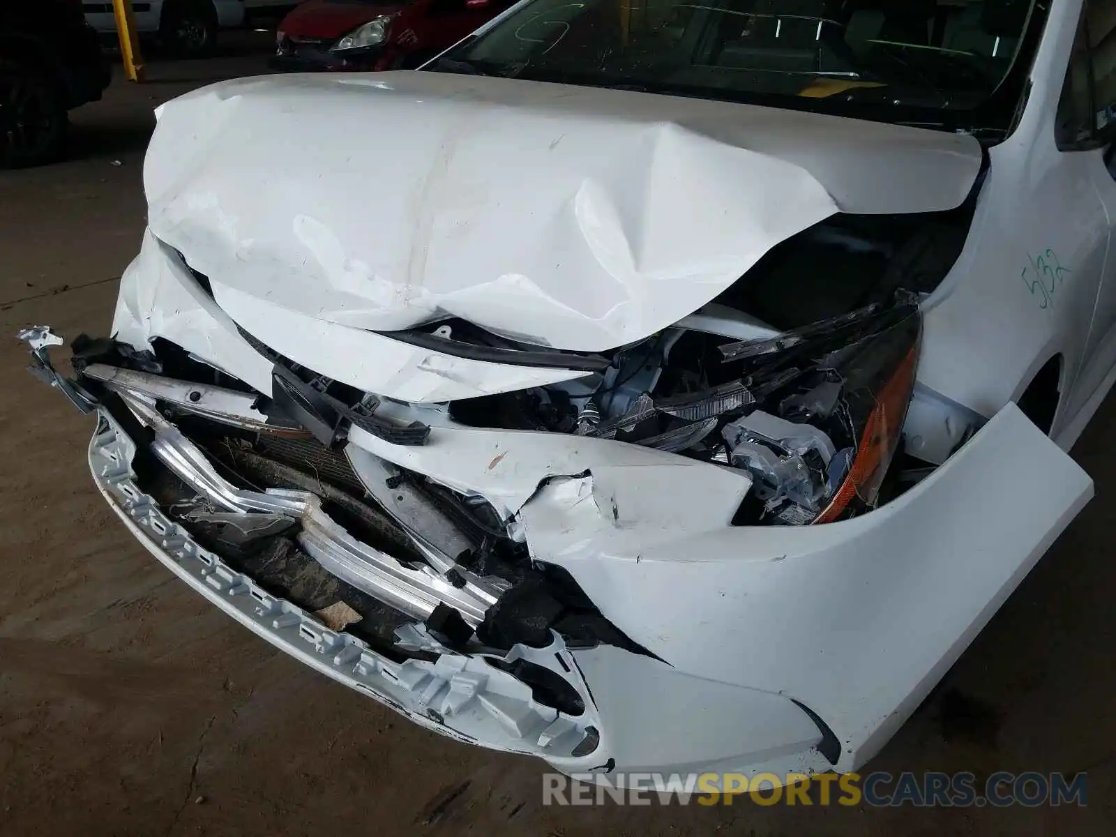 9 Photograph of a damaged car JTDEPRAEXLJ023509 TOYOTA COROLLA 2020