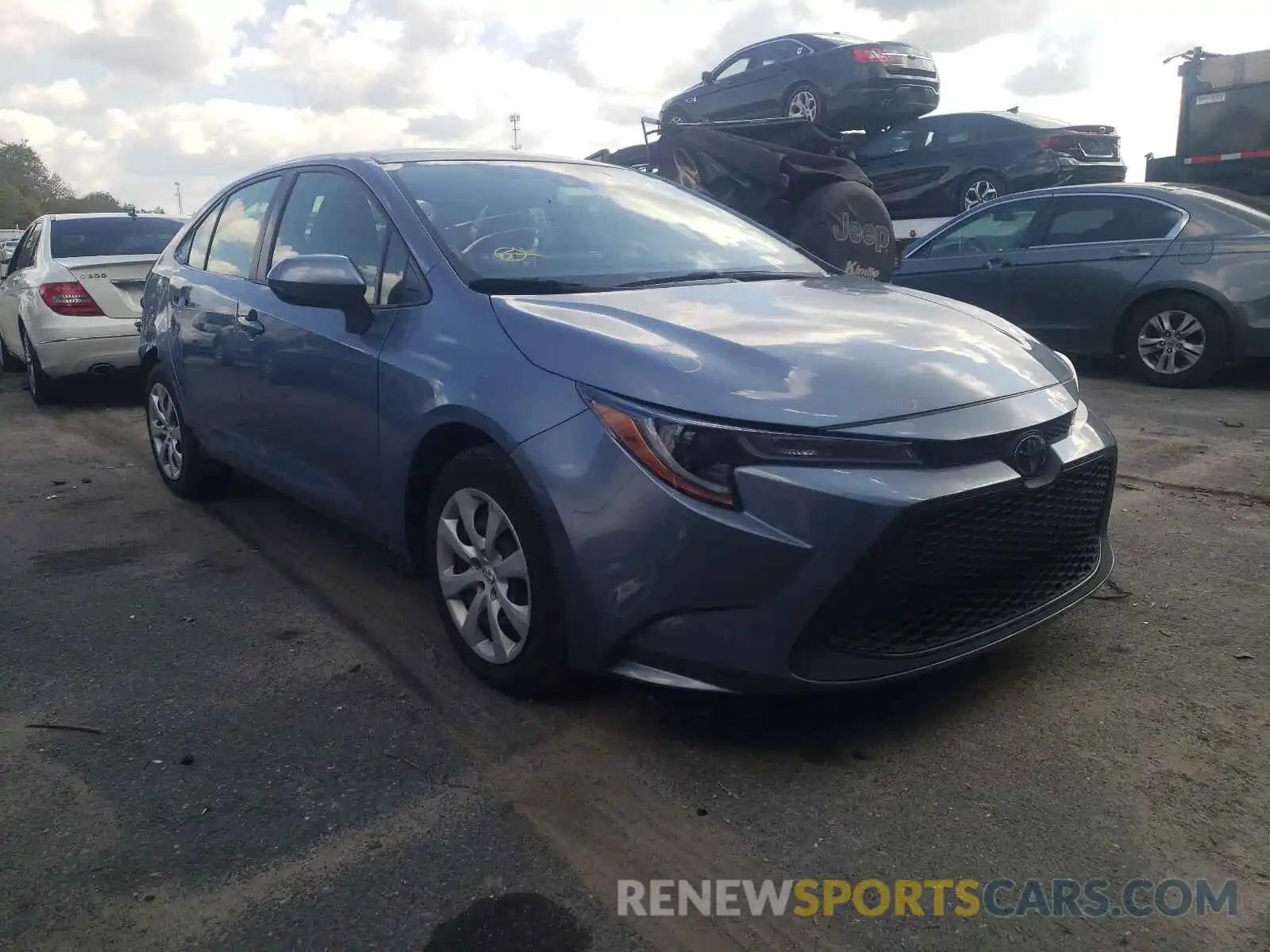 1 Photograph of a damaged car JTDEPRAEXLJ023770 TOYOTA COROLLA 2020