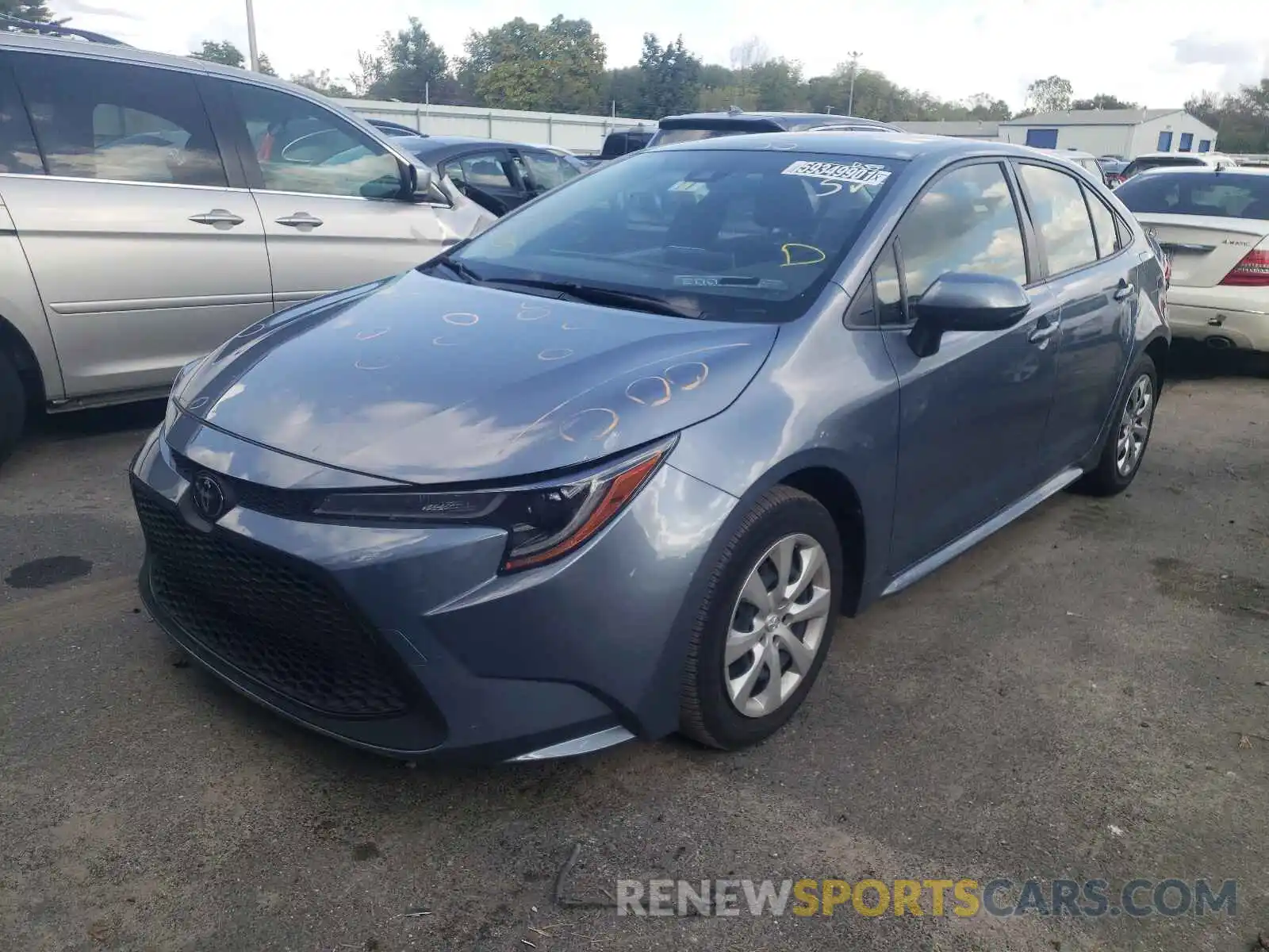 2 Photograph of a damaged car JTDEPRAEXLJ023770 TOYOTA COROLLA 2020