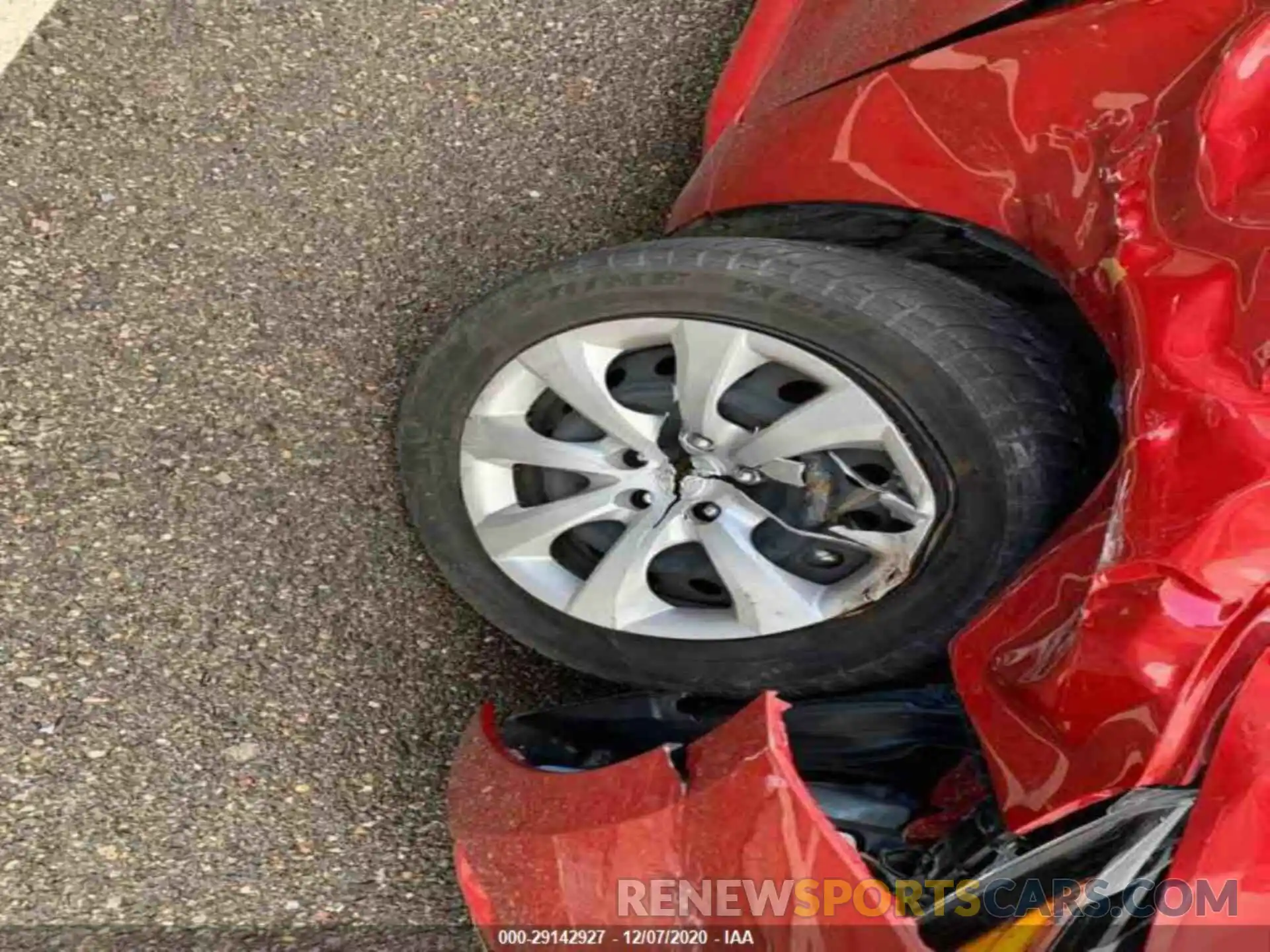 14 Photograph of a damaged car JTDEPRAEXLJ024174 TOYOTA COROLLA 2020