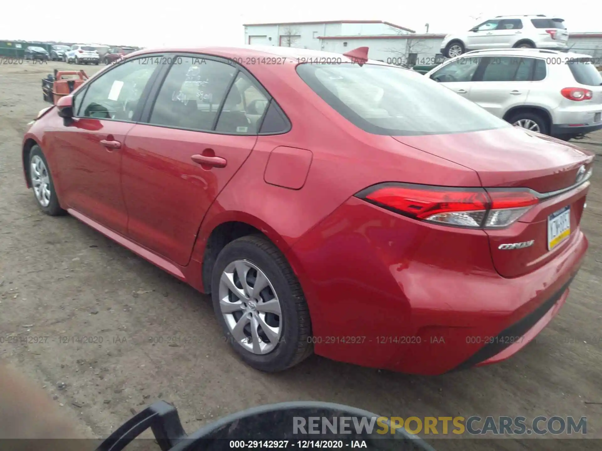 3 Photograph of a damaged car JTDEPRAEXLJ024174 TOYOTA COROLLA 2020