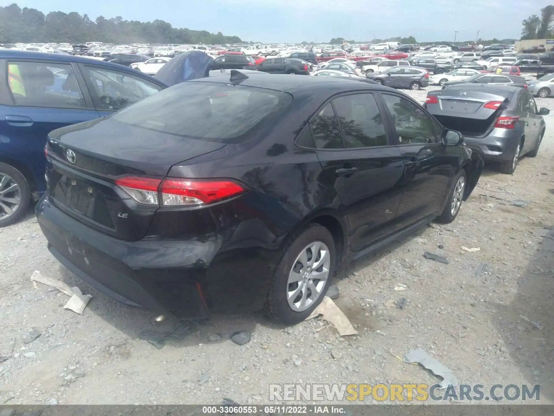 4 Photograph of a damaged car JTDEPRAEXLJ024384 TOYOTA COROLLA 2020