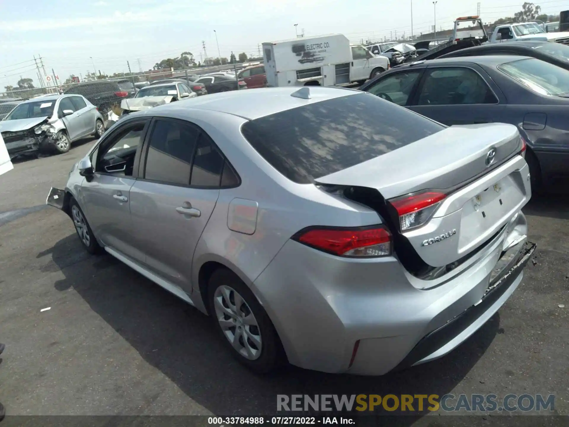 3 Photograph of a damaged car JTDEPRAEXLJ024563 TOYOTA COROLLA 2020