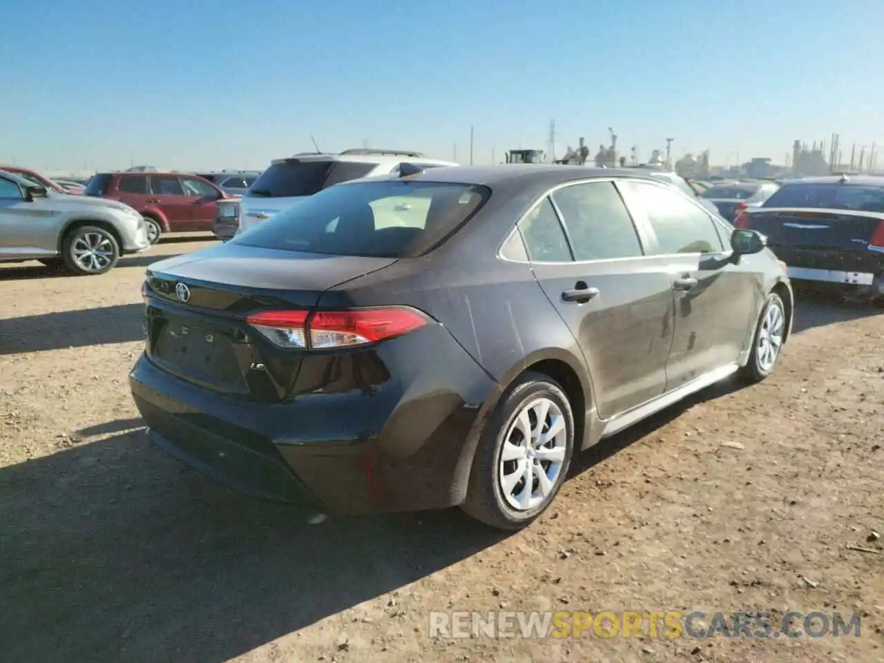 4 Photograph of a damaged car JTDEPRAEXLJ024997 TOYOTA COROLLA 2020