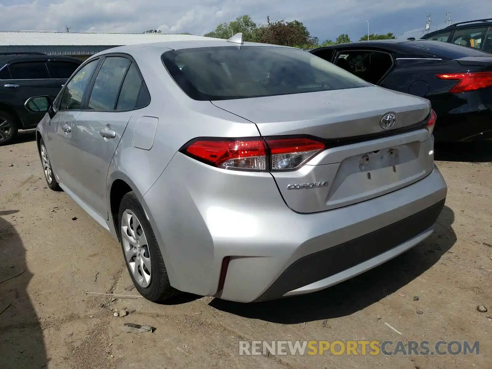 3 Photograph of a damaged car JTDEPRAEXLJ025020 TOYOTA COROLLA 2020