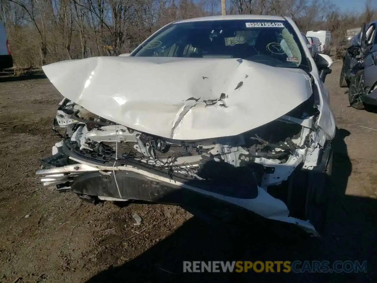 9 Photograph of a damaged car JTDEPRAEXLJ025289 TOYOTA COROLLA 2020