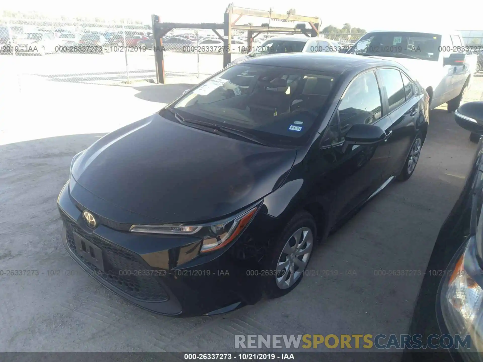 2 Photograph of a damaged car JTDEPRAEXLJ025454 TOYOTA COROLLA 2020