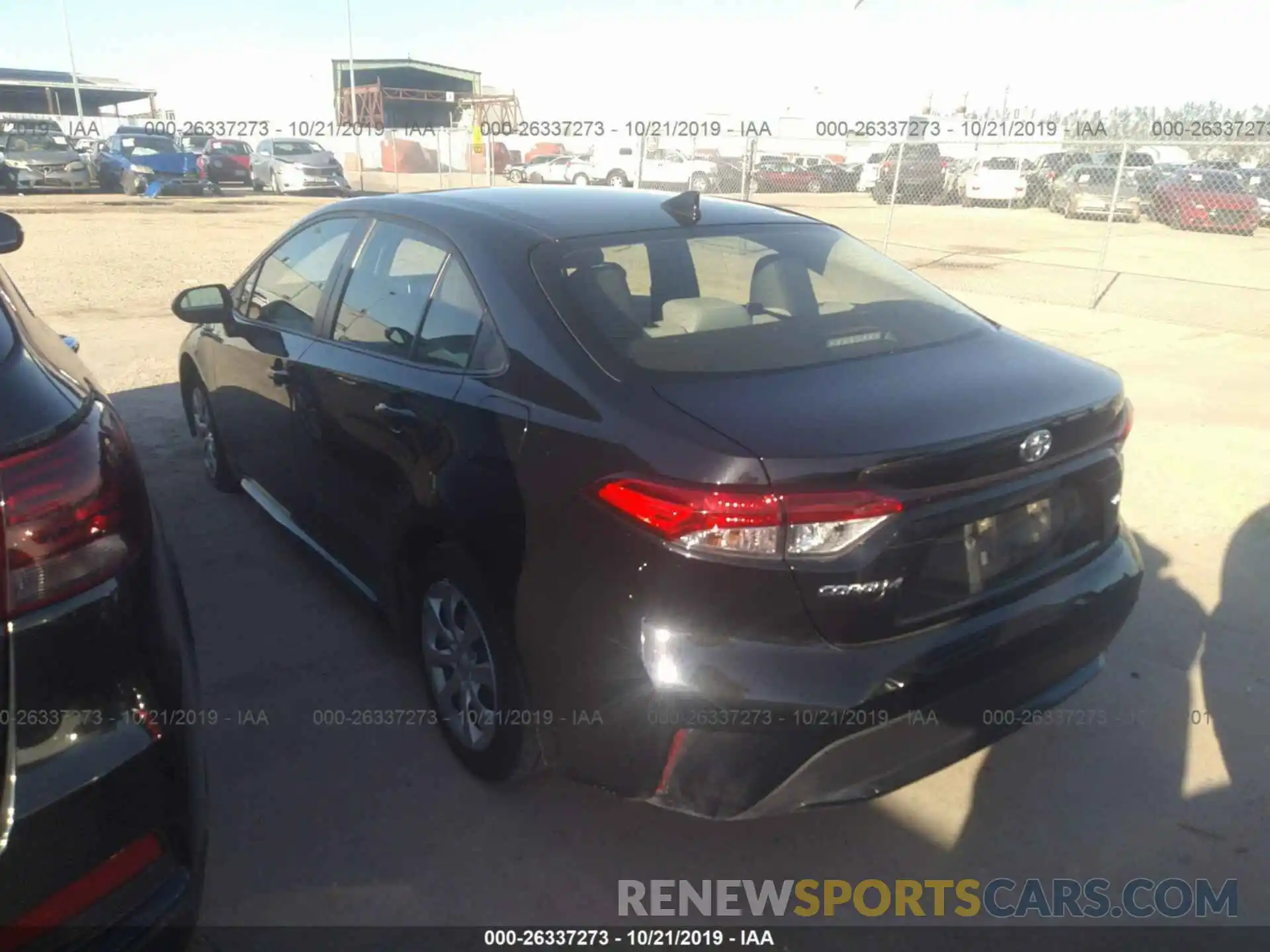 3 Photograph of a damaged car JTDEPRAEXLJ025454 TOYOTA COROLLA 2020