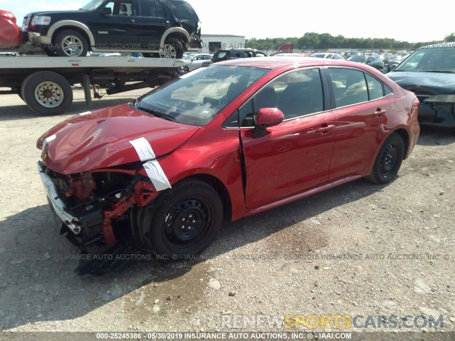 2 Photograph of a damaged car JTDEPRAEXLJ025759 TOYOTA COROLLA 2020