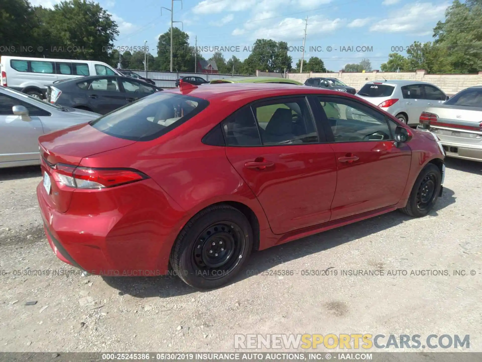 4 Photograph of a damaged car JTDEPRAEXLJ025759 TOYOTA COROLLA 2020