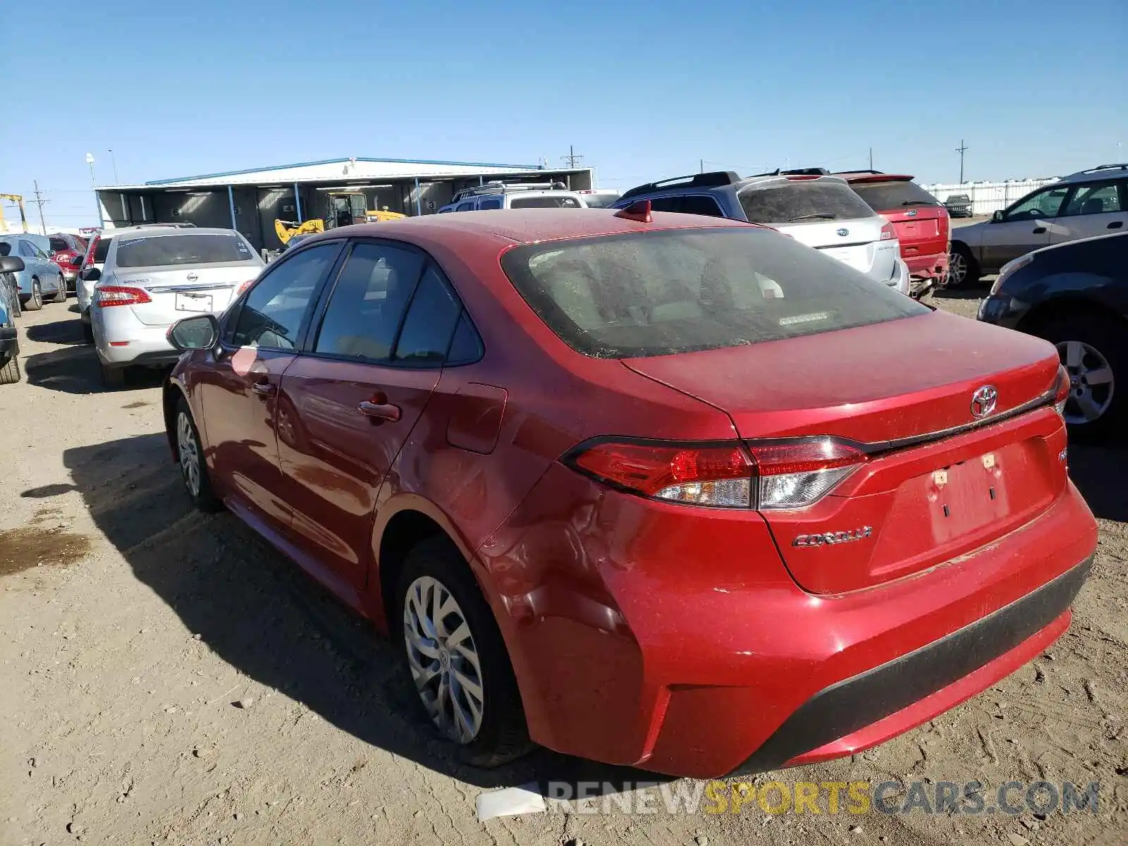 3 Photograph of a damaged car JTDEPRAEXLJ026278 TOYOTA COROLLA 2020