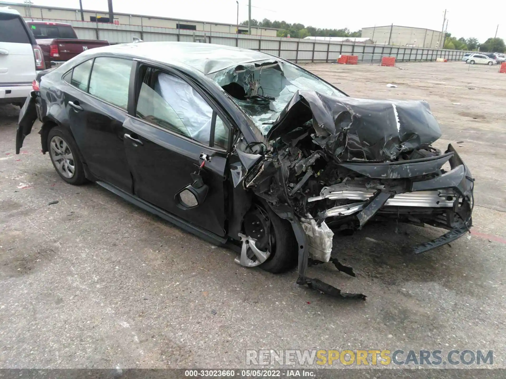 1 Photograph of a damaged car JTDEPRAEXLJ026684 TOYOTA COROLLA 2020