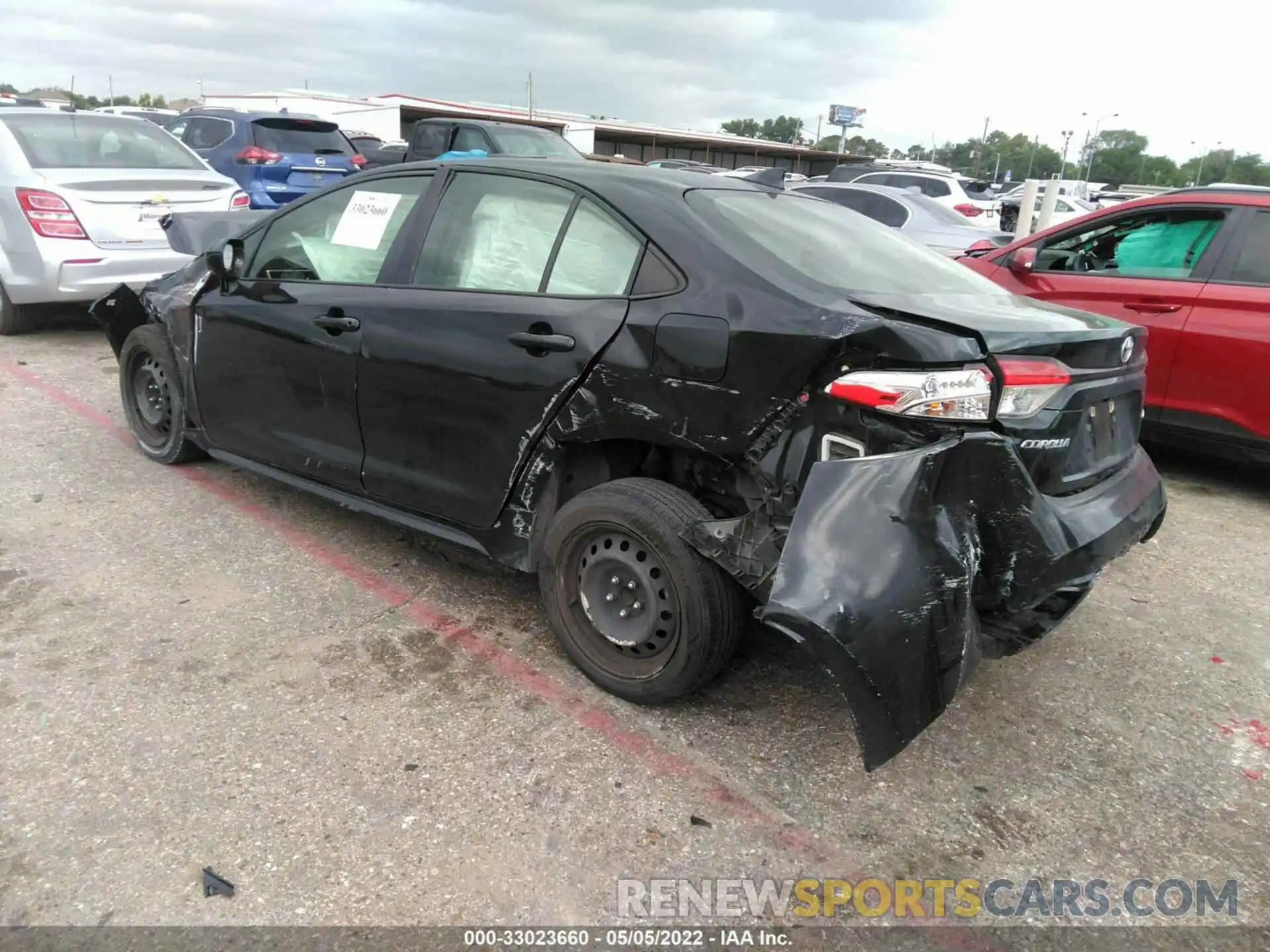 3 Photograph of a damaged car JTDEPRAEXLJ026684 TOYOTA COROLLA 2020