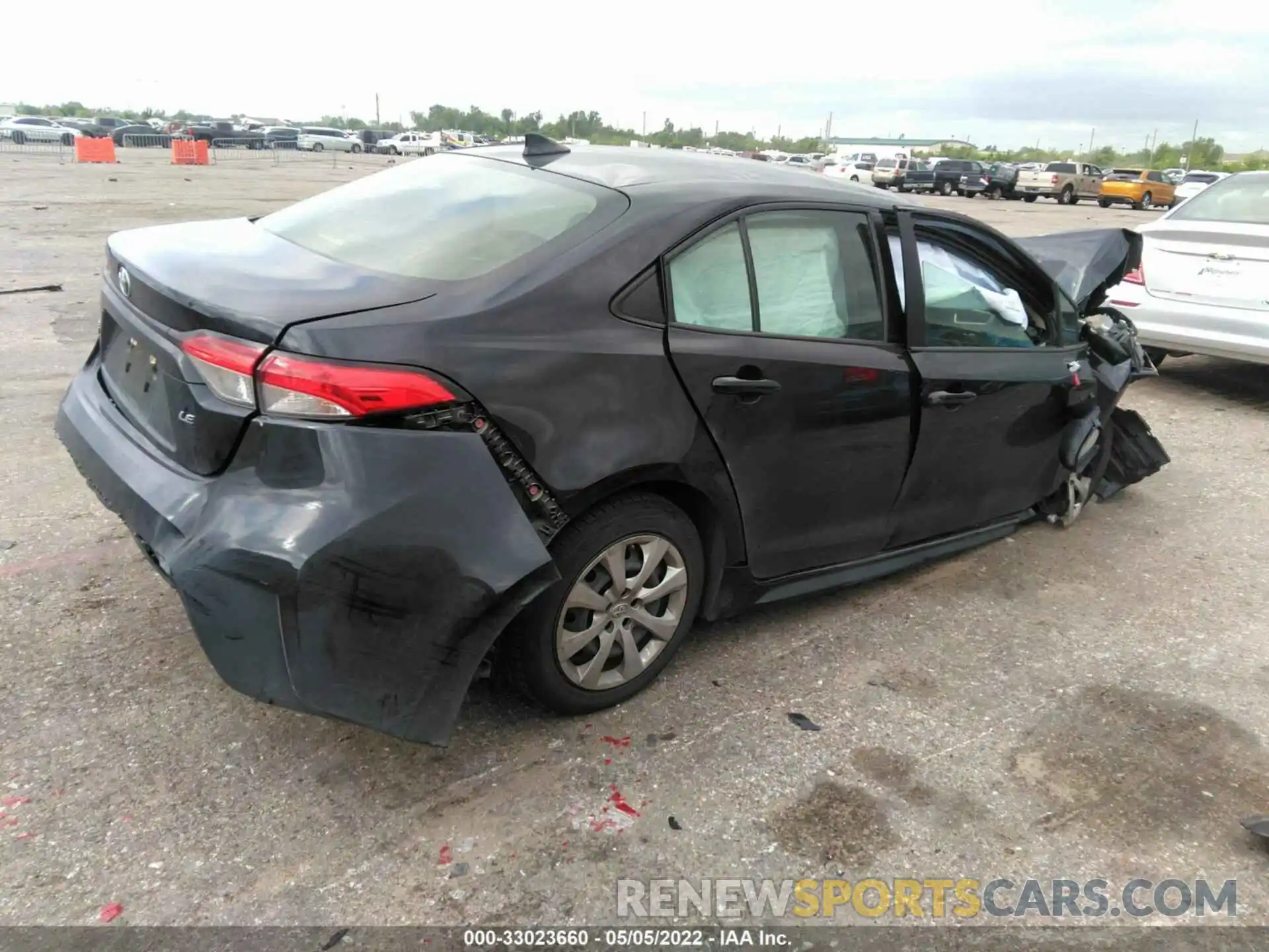 4 Photograph of a damaged car JTDEPRAEXLJ026684 TOYOTA COROLLA 2020